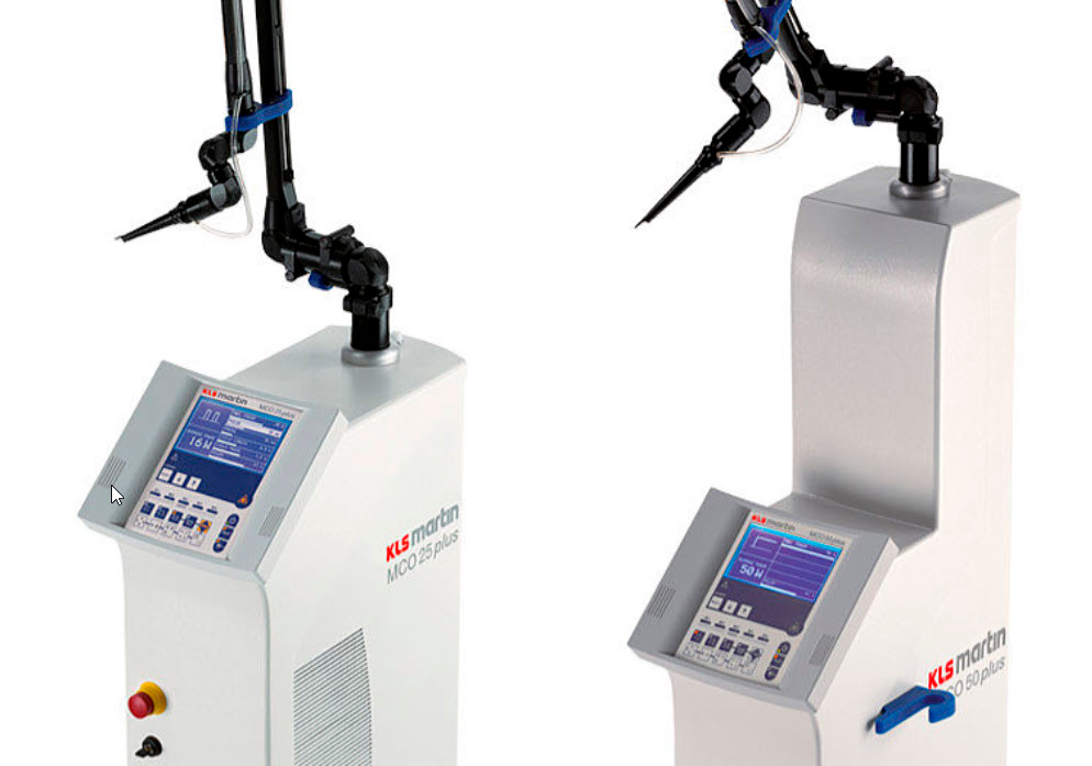 Kuvassa KLS Martin CO₂ laser MCO plus